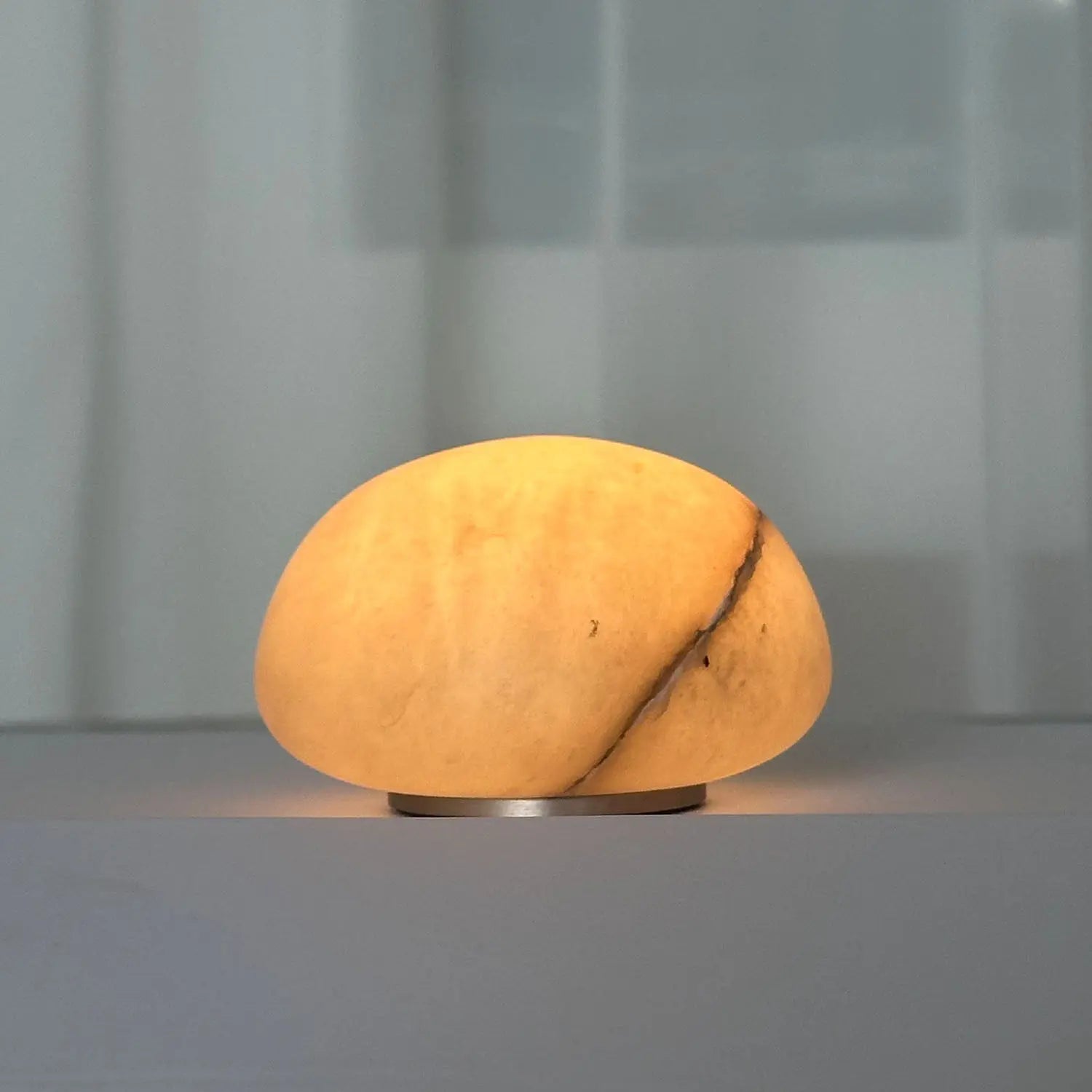 stone rechargeable marble accent lamp — shh. studio.