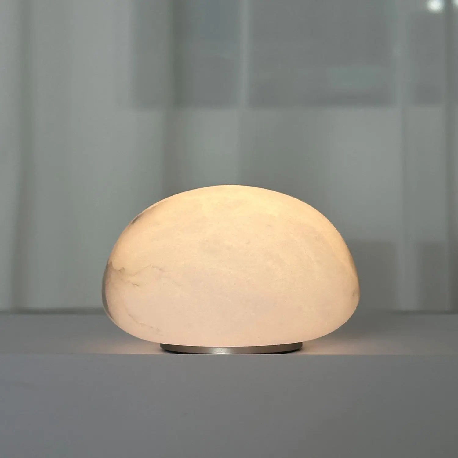stone rechargeable marble accent lamp — shh. studio.